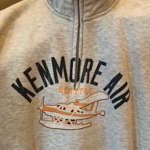 Kenmore Air Men’s 1/4 zip sweatshirt